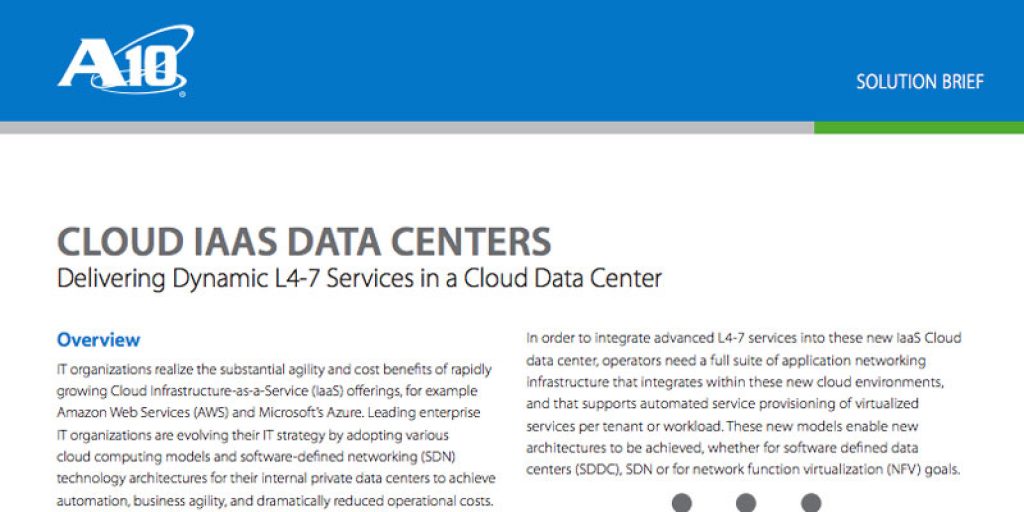 Cloud IAAS Data Centers