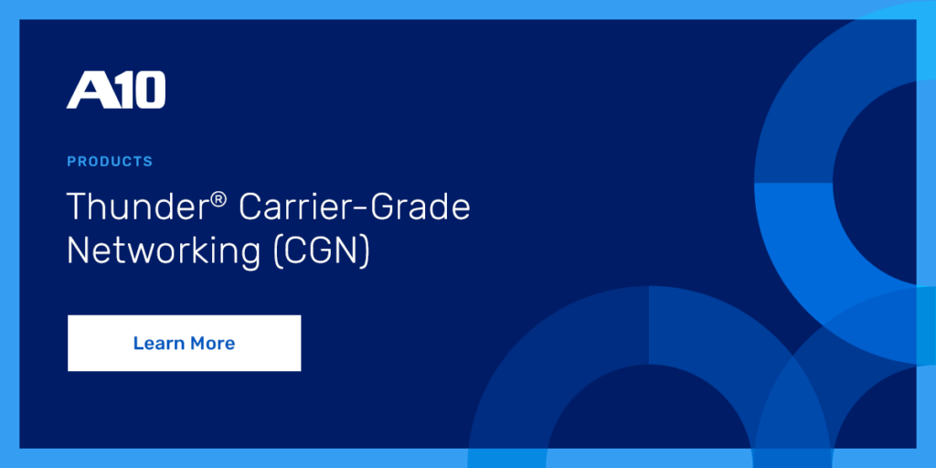 Thunder® Carrier-Grade Networking (CGN)