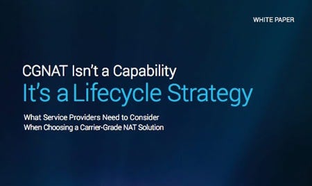CGNAT Isn't a Capability, It's a Lifecycle Strategy