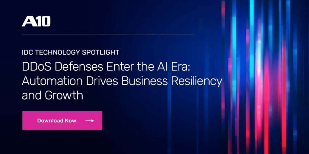 IDC TECHNOLOGY SPOTLIGHT: DDoS Defenses Enter the AI Era