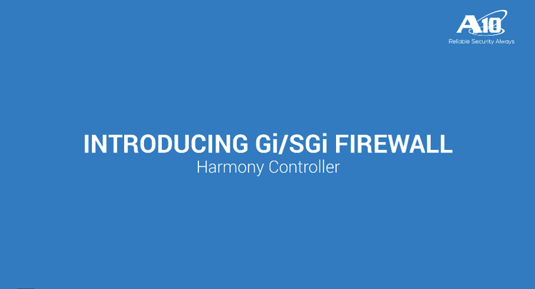 Introducing Gi/SGi Firewall