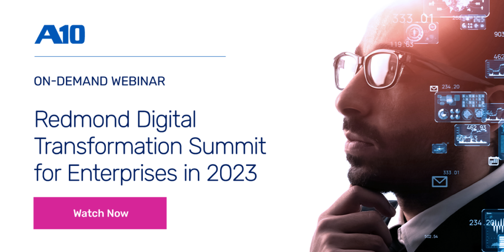 On Demand Webinar: Redmond Digital Transformation Summit for Enterprises in 2023