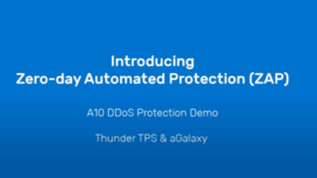 Modern DDoS Protection with Zero-day Automated Protection